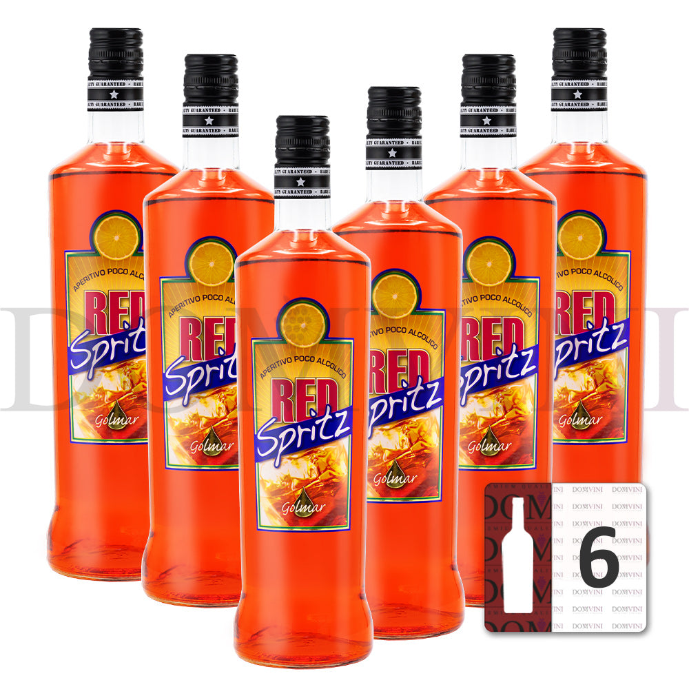 ZANIN "Red Spritz" Aperitif 15,0% vol. 0,7 Liter - 6er Pack