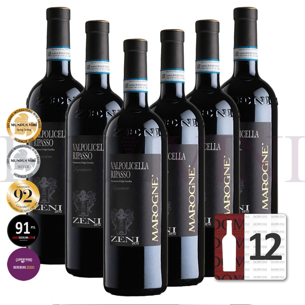 ZENI Valpolicella Classico Superiore "Ripasso" Marogne DOC 2021 - 12er Weinpaket