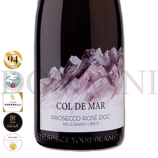"COL DE MAR" Prosecco Rosé DOC Millesimato Brut SQNPI 2025