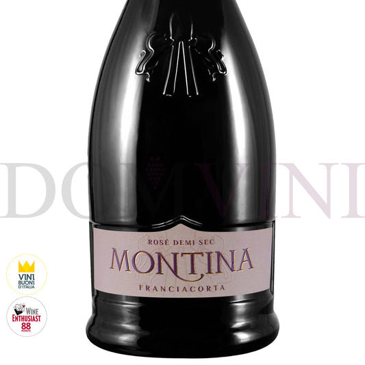 La Montina Franciacorta Rosè Demi Sec DOCG - 12er Schaumwein-Paket