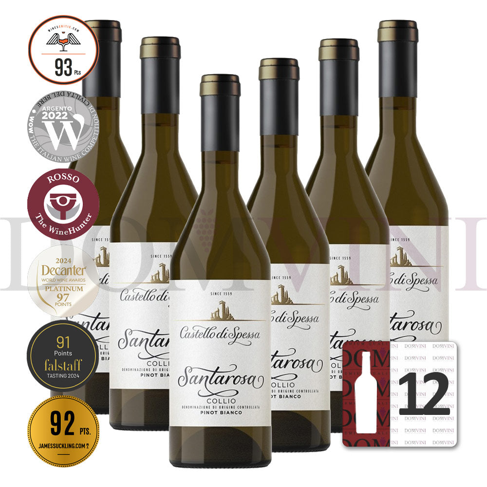 Castello di Spessa "Santrosa" Pinot Bianco DOC Collio 2023 - 12er Weinpaket