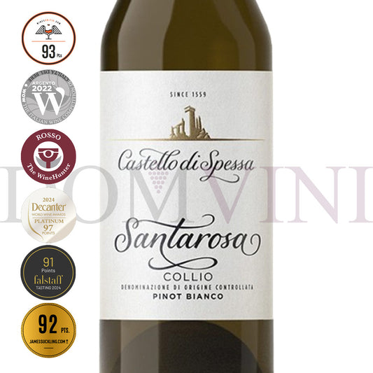 Castello di Spessa "Santrosa" Pinot Bianco DOC Collio 2023 - 6er Weinpaket