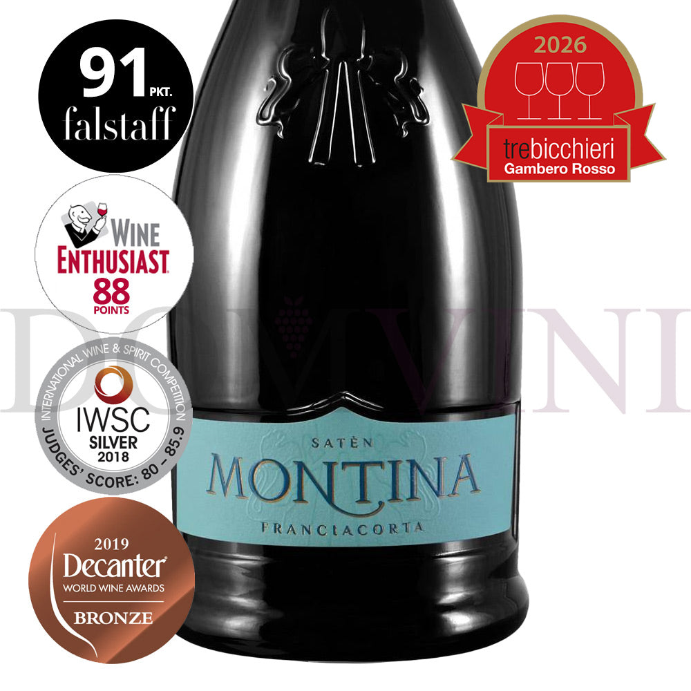 La Montina Franciacorta Satèn DOCG - 6er Schaumwein-Paket