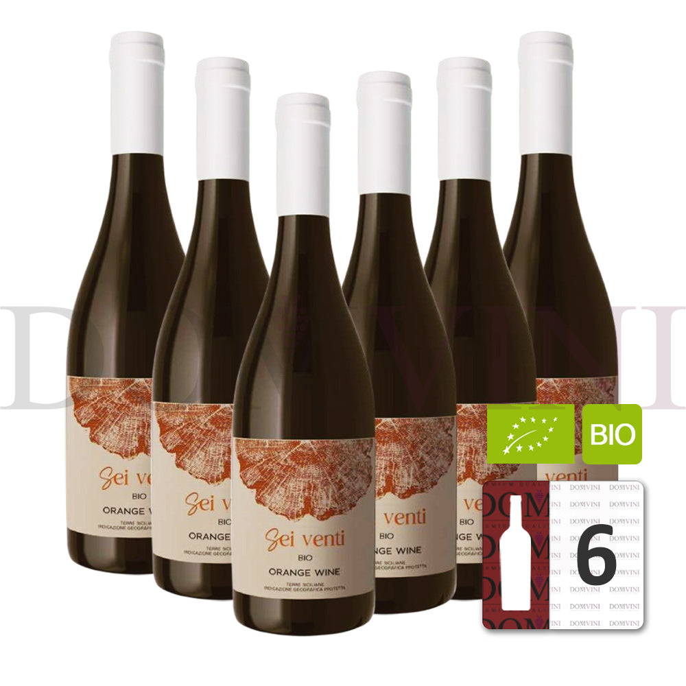 SEI VENTI "Orange" 2024 IGP Biowein - OCCIDUO - 6er Weinpaket