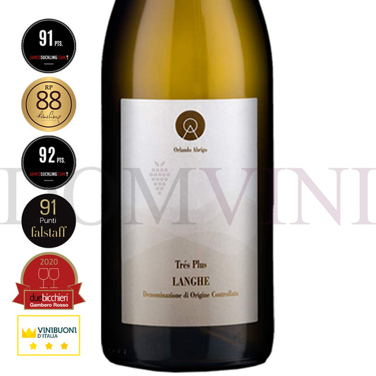 ORLANDO ABRIGO "Trés Plus" Chardonnay Langhe DOC 2021