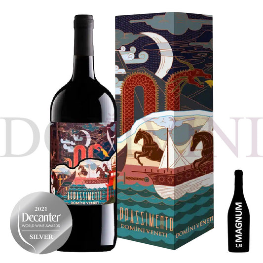 Appassimento Rosso Veneto IGT Passito 2023 (Marco Polo Edition), DOMINI VENETI  - Magnum 1,5 Liter mit Geschenkpackung