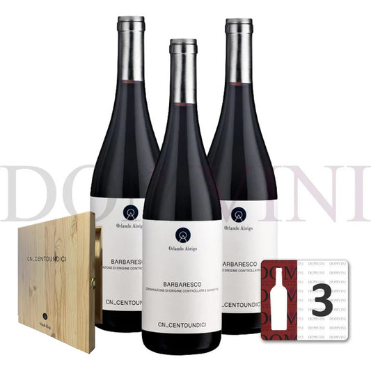 ORLANDO ABRIGO Barbaresco CN_CENTOUNDICI 2018 DOCG - 3er Weinpaket (OHK für drei Flaschen)