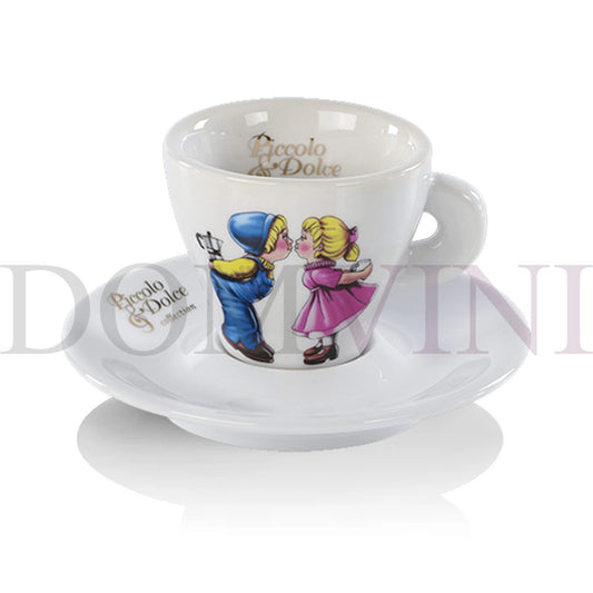 Lucaffe "Piccolo & Dolce" Premium Dickwandige Keramik Espressotasse 55ml