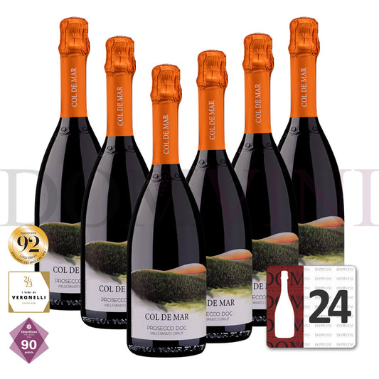 "COL DE MAR" Prosecco DOC Millesimato BRUT 2024  (24er Weinpaket)