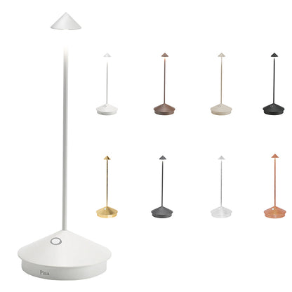 Pina 3K Akku-Tischlampe IP54 Dimmbar - Zafferano