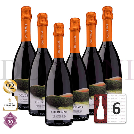 "COL DE MAR" Prosecco DOC Millesimato BRUT 2024 (6er Weinpaket)