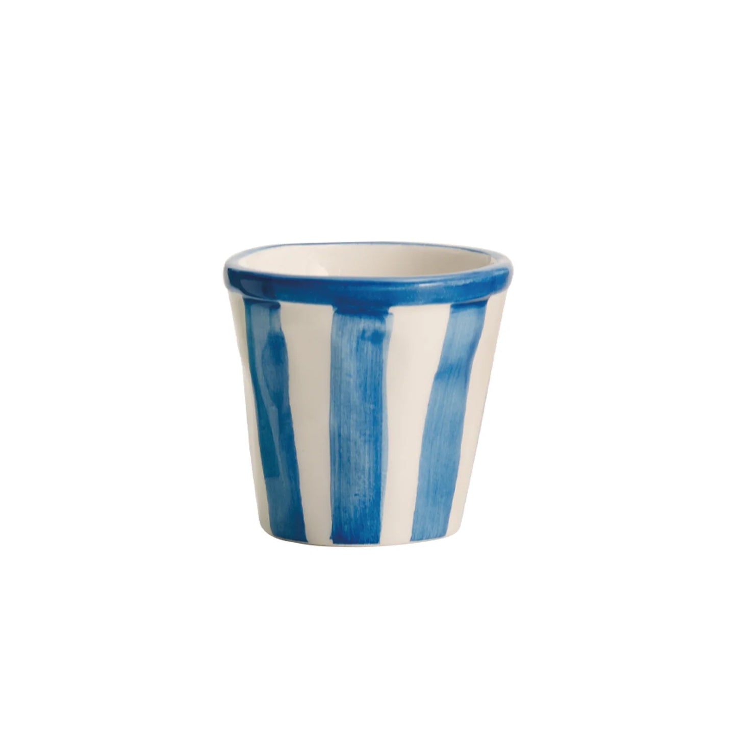 "Lido Righe" Becher 7cl handgefertigt (Design Federico de Majo) (6er-Set)