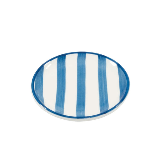 "Lido Righe" kleiner Teller rund 13cm handgefertigt (Design Federico de Majo) (6er-Set)