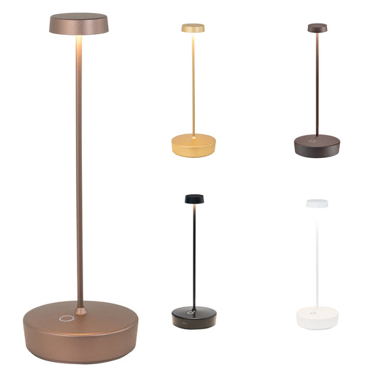 Swap (Design Studio Kairos and Federico de Majo) 3K Akku-Tischlampe IP54 Dimmbar - Zafferano