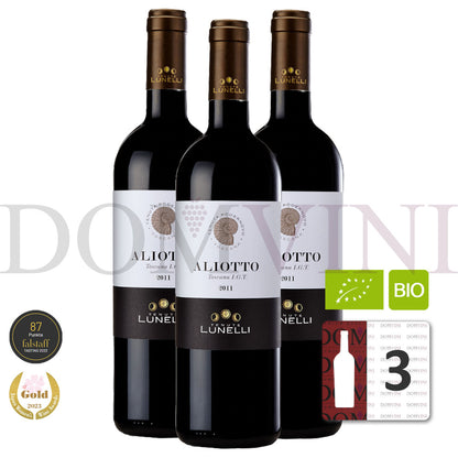 Aliotto Toscana IGT Rosso 2019 Bio - Tenuta Podernovo, Lunelli - 3er Weinpaket