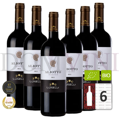 Aliotto Toscana IGT Rosso 2019 Bio - Tenuta Podernovo, Lunelli - 6er Weinpaket