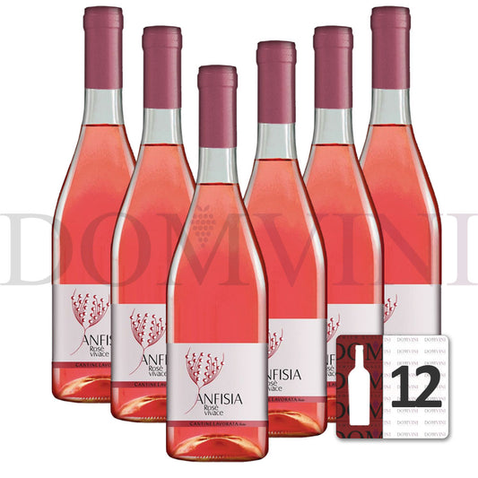 Anfisia Rosato Vivace IGT 2023, Rosé Schaumwein, Cantine Lavorata - 12er Schaumwein-Paket