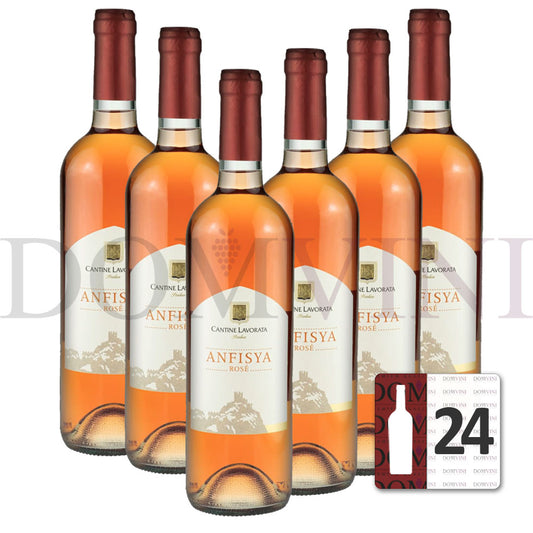 Anfisya Rosè IGT Calabria 2023, Cantine Lavorata - 24er Weinpaket