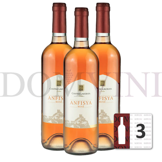 Anfisya Rosè IGT Calabria 2023, Cantine Lavorata - 3er Weinpaket