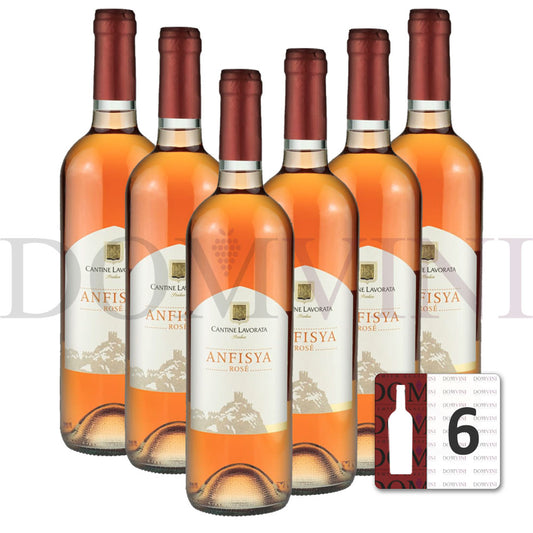 Anfisya Rosè IGT Calabria 2023, Cantine Lavorata - 6er Weinpaket