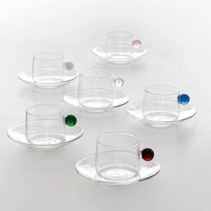 Bilia "Espressotasse" 12cl handgefertigt (Design Federico de Majo) zafferano