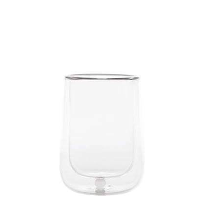 Bilia doppelwandige Tasse 27cl handgefertigt (Design Federico de Majo) zafferano (2er-Set)