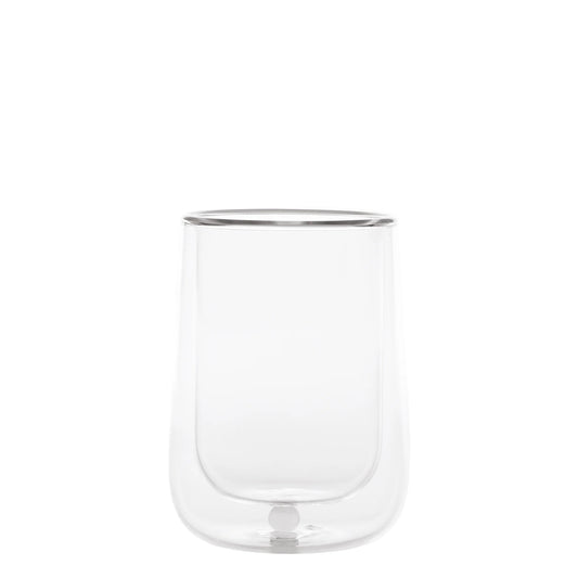 Bilia doppelwandige Tasse 27cl handgefertigt (Design Federico de Majo) zafferano (2er-Set)