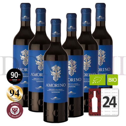 CASTORANI "Amorino" Abruzzo Pecorino DOC Superiore Bio 2022 - 24er Weinpaket