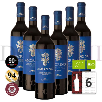 CASTORANI "Amorino" Abruzzo Pecorino DOC Superiore Bio 2022 - 6er Weinpaket