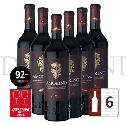 CASTORANI "Amorino" Montepulciano d'Abruzzo DOC 2018 - 6er Weinpaket