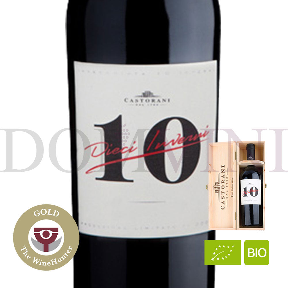 CASTORANI "Dieci Inverni" Rosso Colline Pescaresi IGT Bio 2012 in 1er OHK - 12er Weinpaket zoom