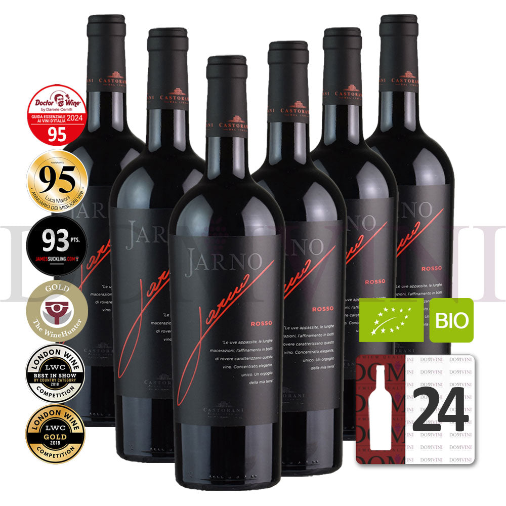 CASTORANI "Jarno" Appassimento Rosso Colline Pescaresi IGT Bio 2015 - 24er Weinpaket