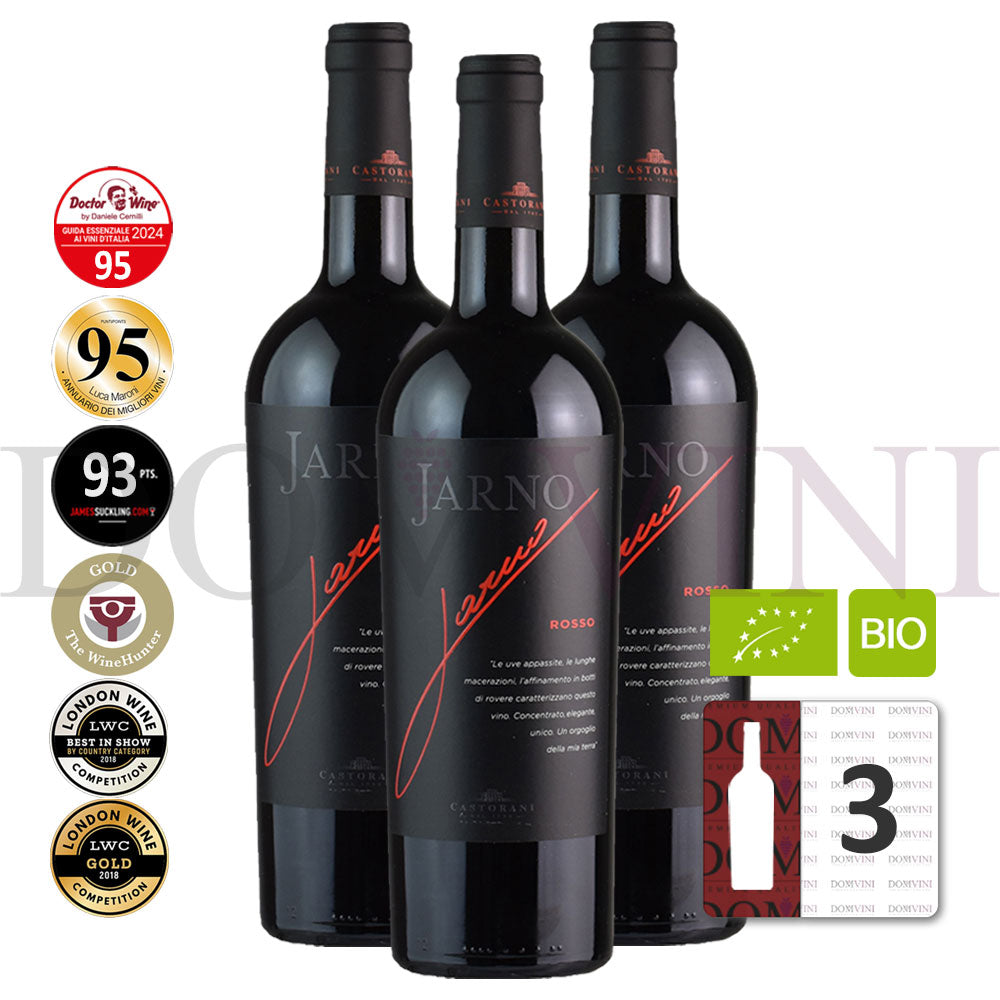 CASTORANI "Jarno" Appassimento Rosso Colline Pescaresi IGT Bio 2015 - 3er Weinpaket