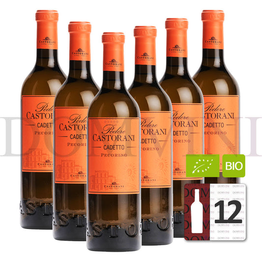 CASTORANI "Podere Castrorani" Cadetto Pecorino Colline Pescaresi IGT Bio 2022 - 12er Weinpaket
