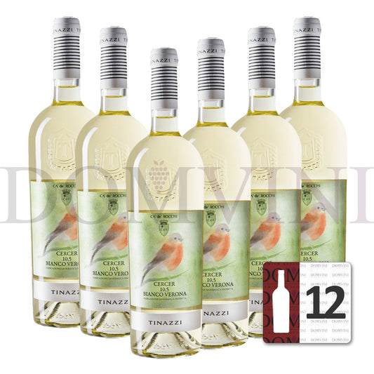 Ca' De' Rocchi "Cercer 10,5" Bianco Verona - Low Alcol IGP 2025, TINAZZI - 12er-Weinpaket