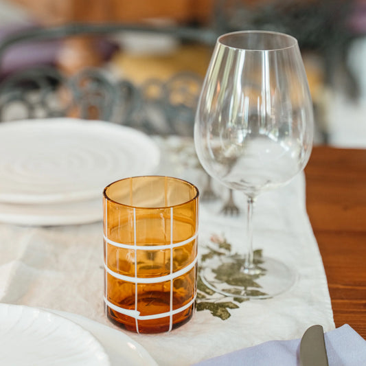 Ultralight handgefertigt 55cl (Design Federico de Majo) zafferano (2er-Set)