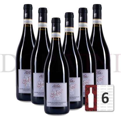 Barbera d’Asti Superiore “Giaiet” DOCG 2022 - Stella Giuseppe (6er Weinpaket)