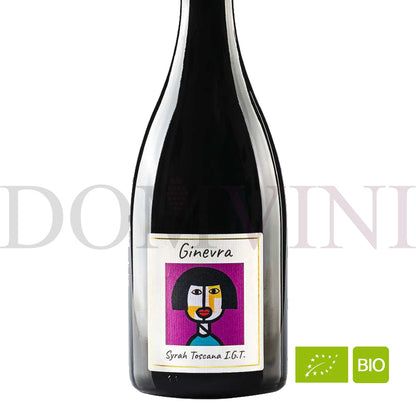 GLI ARCHI "Ginevra" Syrah Toscana IGT 2019 Bio - 3er Weinpaket