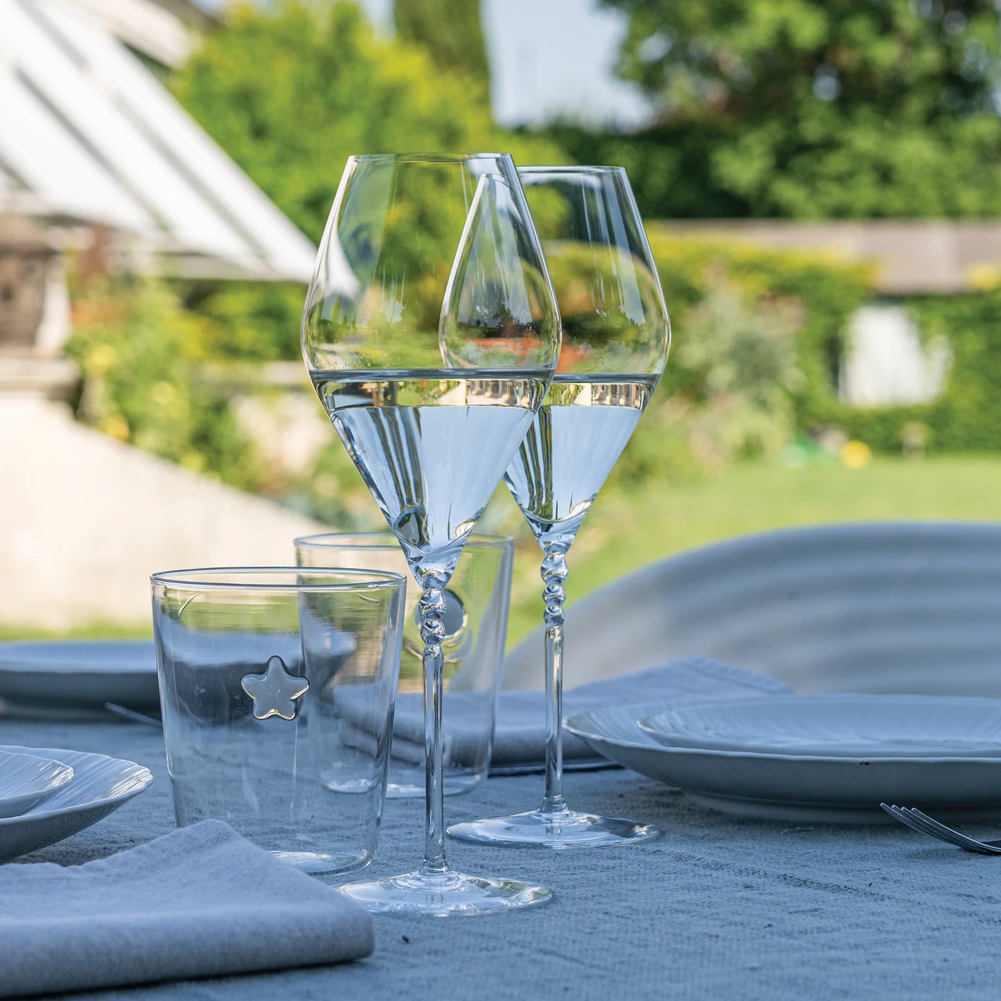 JCL Meisterwerk 45cl "handgefertigt" (Design Jeannie Cho Lee) zafferano (2er-Set)