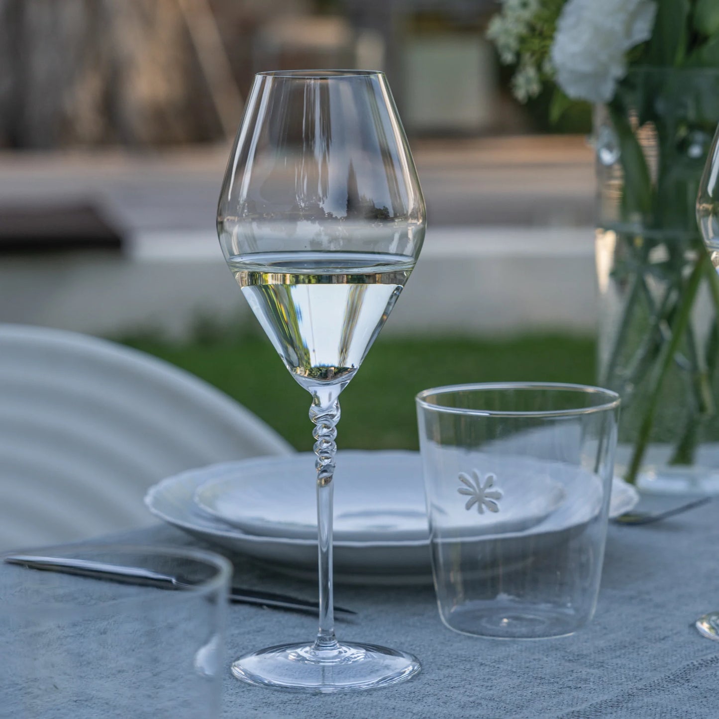 JCL Meisterwerk 45cl "handgefertigt" (Design Jeannie Cho Lee) zafferano (2er-Set)