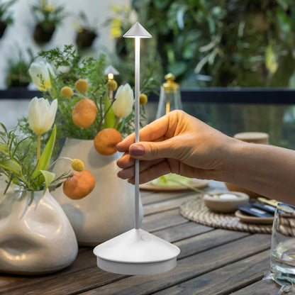 Pina 3K Akku-Tischlampe IP54 Dimmbar - Zafferano