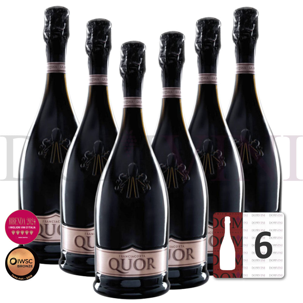 La Montina Franciacorta Quor Nature 2016 DOCG - 6er Schaumwein-Paket