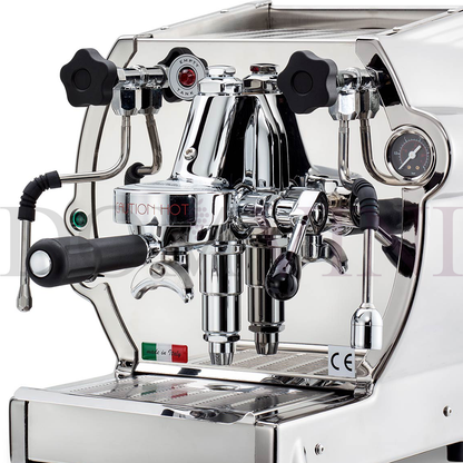 La Nuova Era "Cuadra A006" Espressomaschine 1 Gruppe Edelstahl - Semiprofessionelle Espressomaschine 2