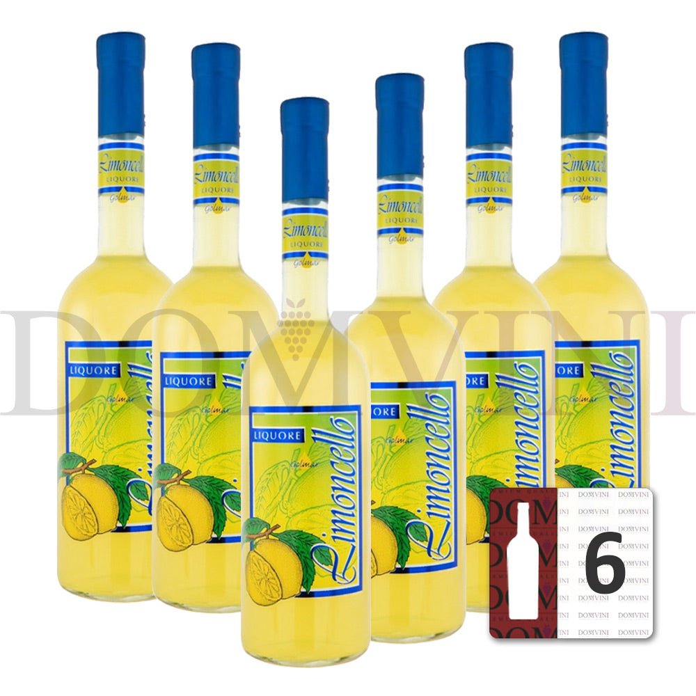 Golmar Limoncello Liquore by Zanin - 30,0% vol. 0,7 Liter - 6er Pack