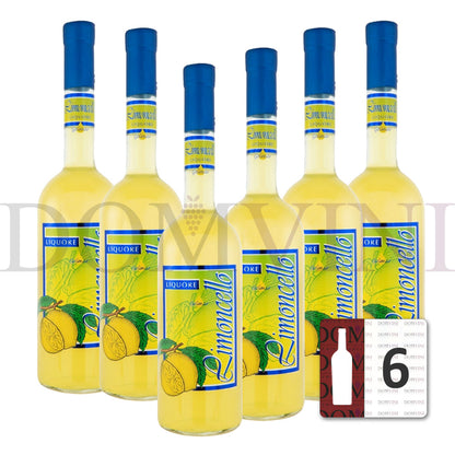 Golmar Limoncello Liquore by Zanin - 30,0% vol. 0,7 Liter - 6er Pack