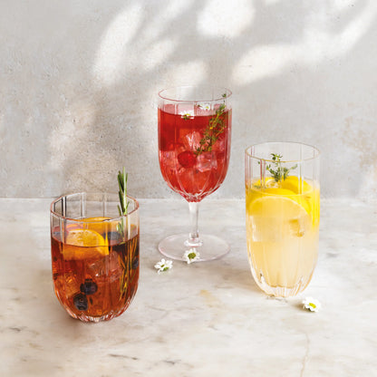 Margherita "Tumbler" 38.5cl handgefertigt - zafferano (4er-Set)