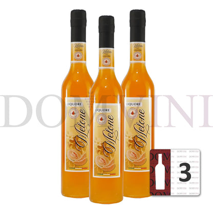 Golmar Melone Liquore by Zanin - 21,0% vol. 0,5 Liter - 3er Pack
