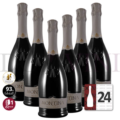 Montina Franciacorta Brut DOCG "Neue Kollektion" - 24er Schaumwein-Paket