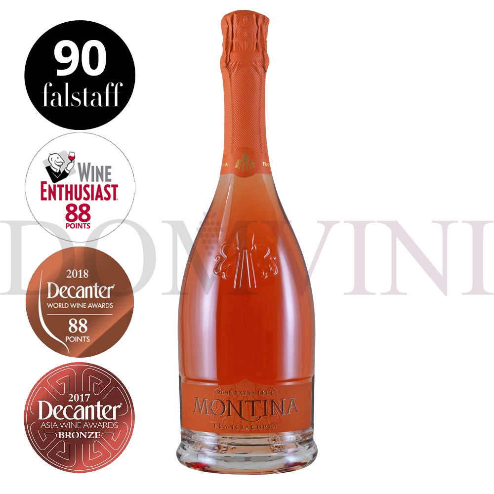 Montina Franciacorta Rosè Extra Brut DOCG "Neue Kollektion" 