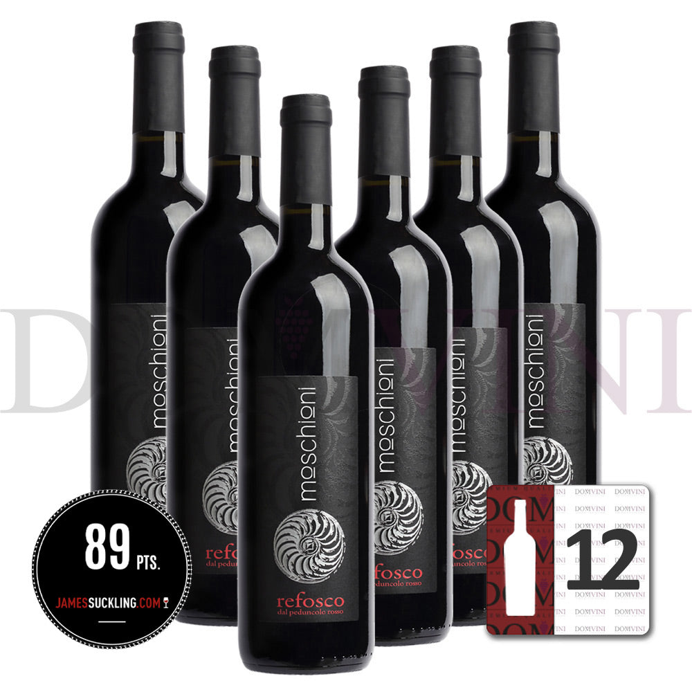 Moschioni 'Refosco' dal Peduncolo Rosso Friuli Colli Orientali Riserva DOC 2016 12er Weinpaket